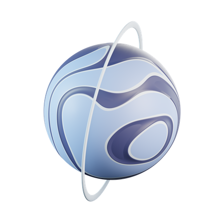 Uranus  3D Icon