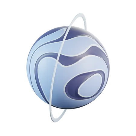 Uranus  3D Icon