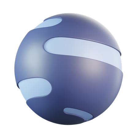 Uranus  3D Icon