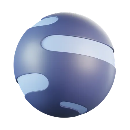 Uranus  3D Icon