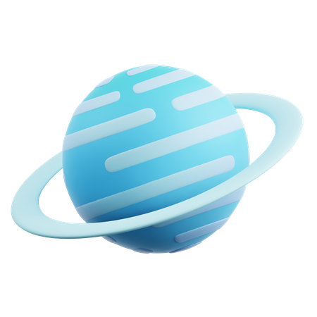Uranus  3D Icon
