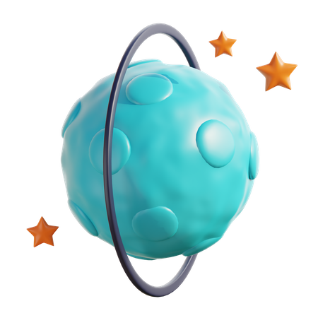 Uranus  3D Icon