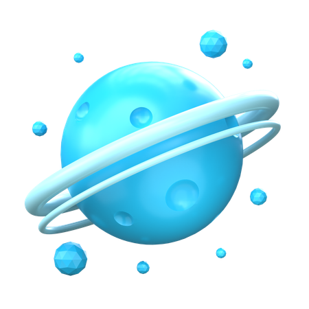 Uranus  3D Icon
