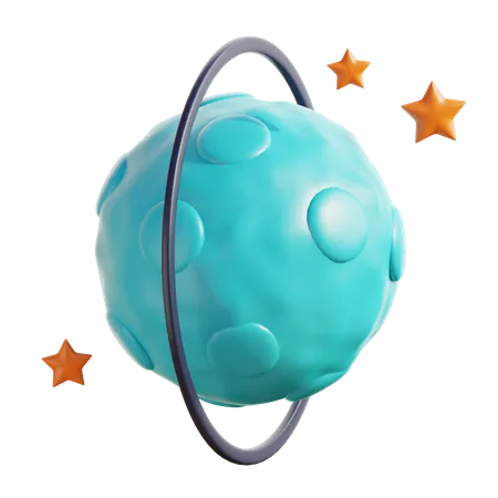 Uranus  3D Icon