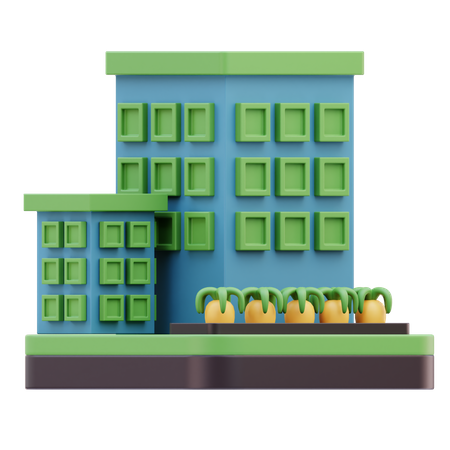 Urban Farming  3D Icon