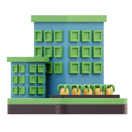 Urban Farming  3D Icon