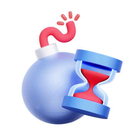 Urgency Time Bomb  3D Icon