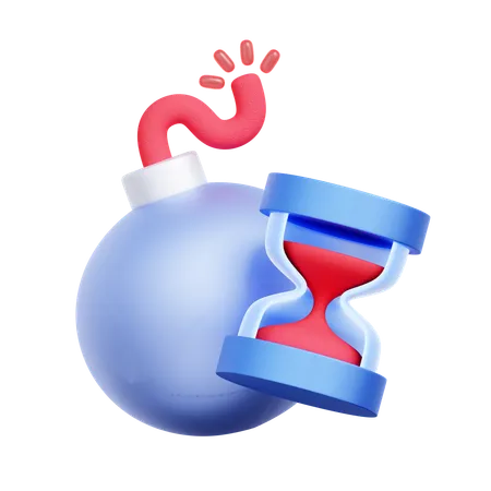 Urgency Time Bomb  3D Icon