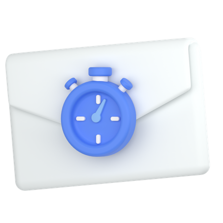 Urgent email  3D Icon