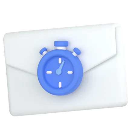 Urgent email  3D Icon