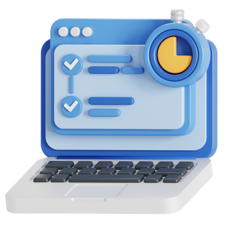 Urgent task  3D Icon