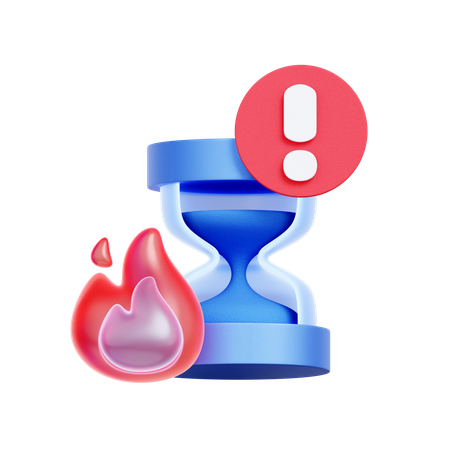 緊急時刻警告  3D Icon