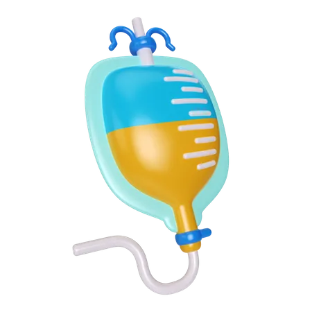 This Is A 3 D Render Icon Urinary Bag Illustration High Resolution Psd File Isolated On Transparent Background 3D Illustration