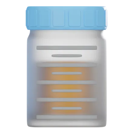 Urine Collection Container 3 D Icon 3D Icon