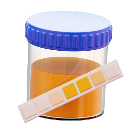 Urine Test  3D Icon