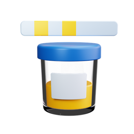 Urine Test  3D Icon