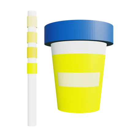 Urine Test  3D Icon