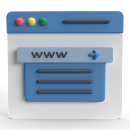 Url  3D Icon