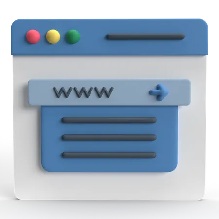 Url  3D Icon