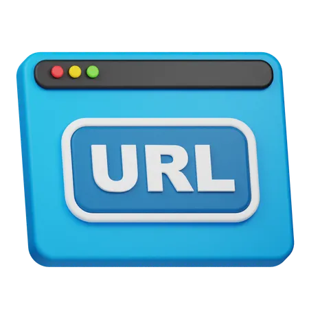 Url Website  3D Icon