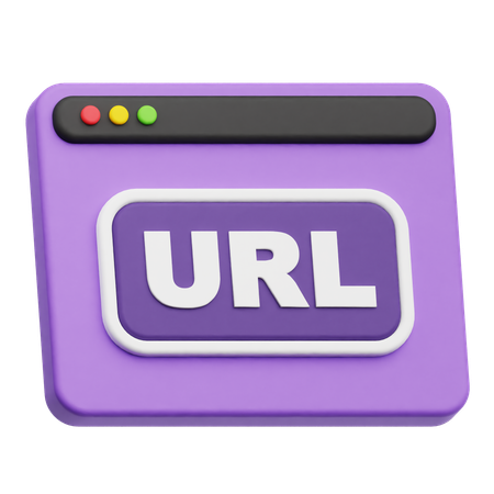 Url Website  3D Icon