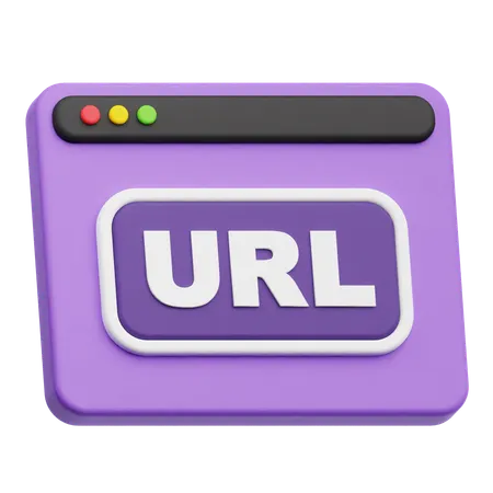 Url Website  3D Icon