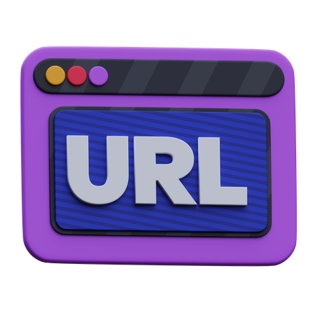 Url Website  3D Icon