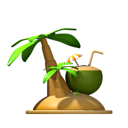 Urlaub  3D Icon