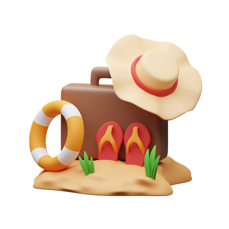 Urlaub  3D Icon