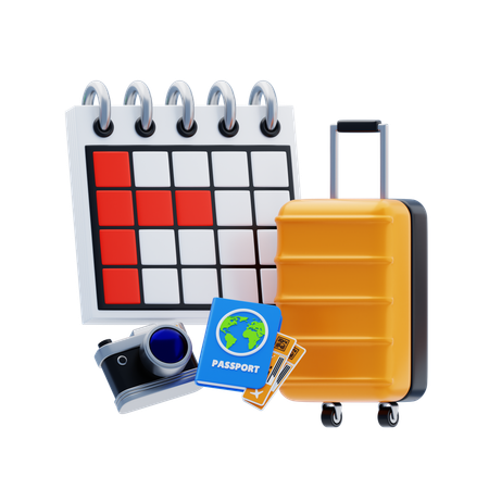 Urlaub  3D Icon