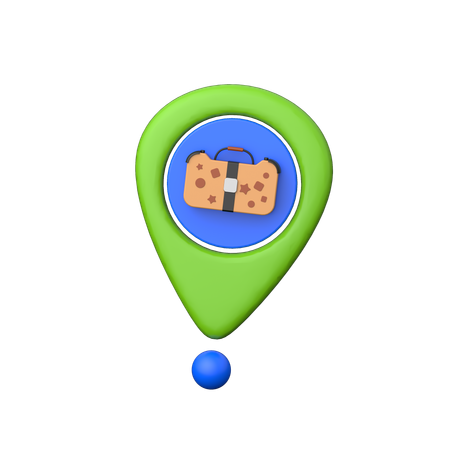 Urlaubsort  3D Icon