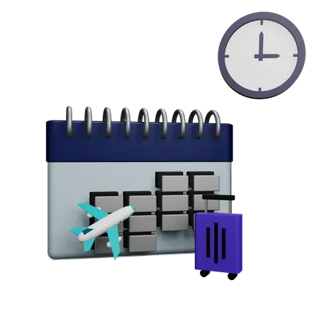 Ferienzeit  3D Icon