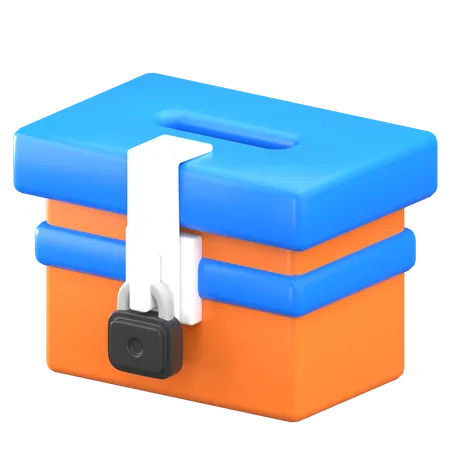 Urna eleitoral  3D Icon