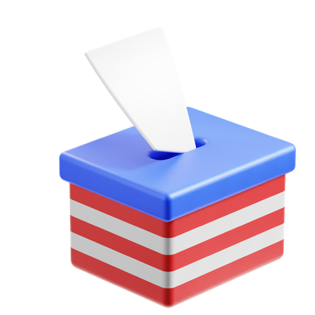 Urna electoral  3D Icon