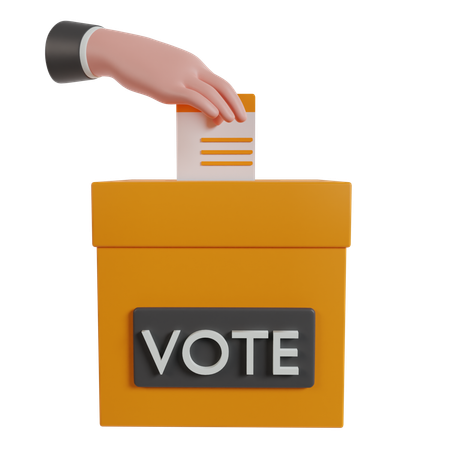 Urne électorale  3D Icon