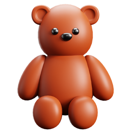 Urso Teddy  3D Icon