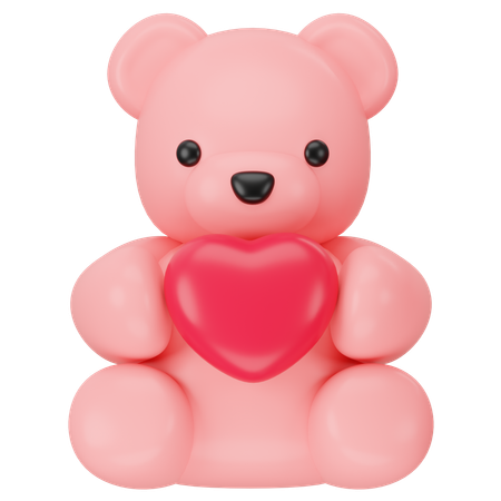 Urso Teddy  3D Icon