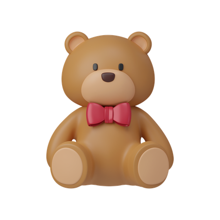 Urso Teddy  3D Icon