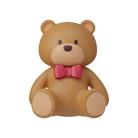 Urso Teddy  3D Icon