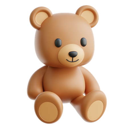 Urso Teddy  3D Icon