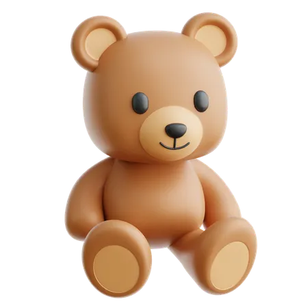 Urso Teddy  3D Icon