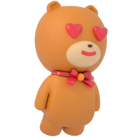 Urso Teddy  3D Illustration