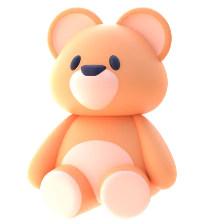 Urso Teddy  3D Icon