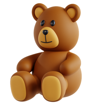 Urso Teddy  3D Icon