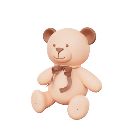 Urso Teddy  3D Icon