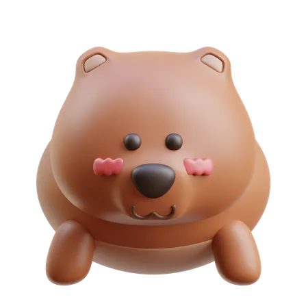 Urso  3D Icon