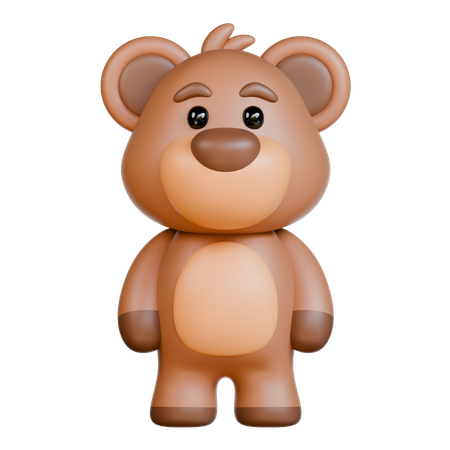 Urso  3D Icon