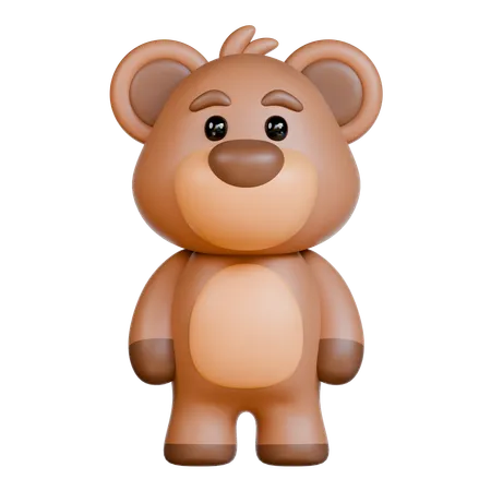 Urso  3D Icon