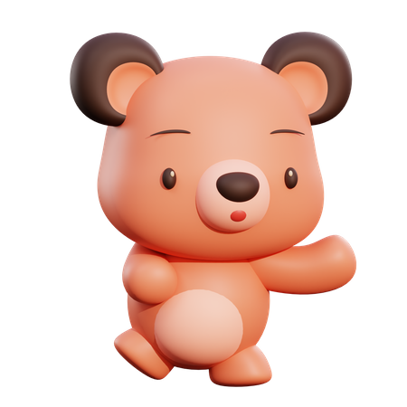 Urso  3D Icon