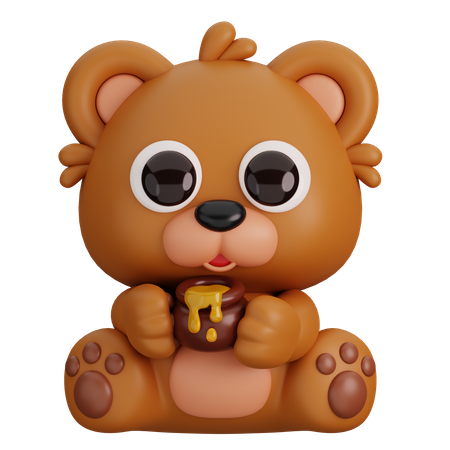 Urso  3D Icon